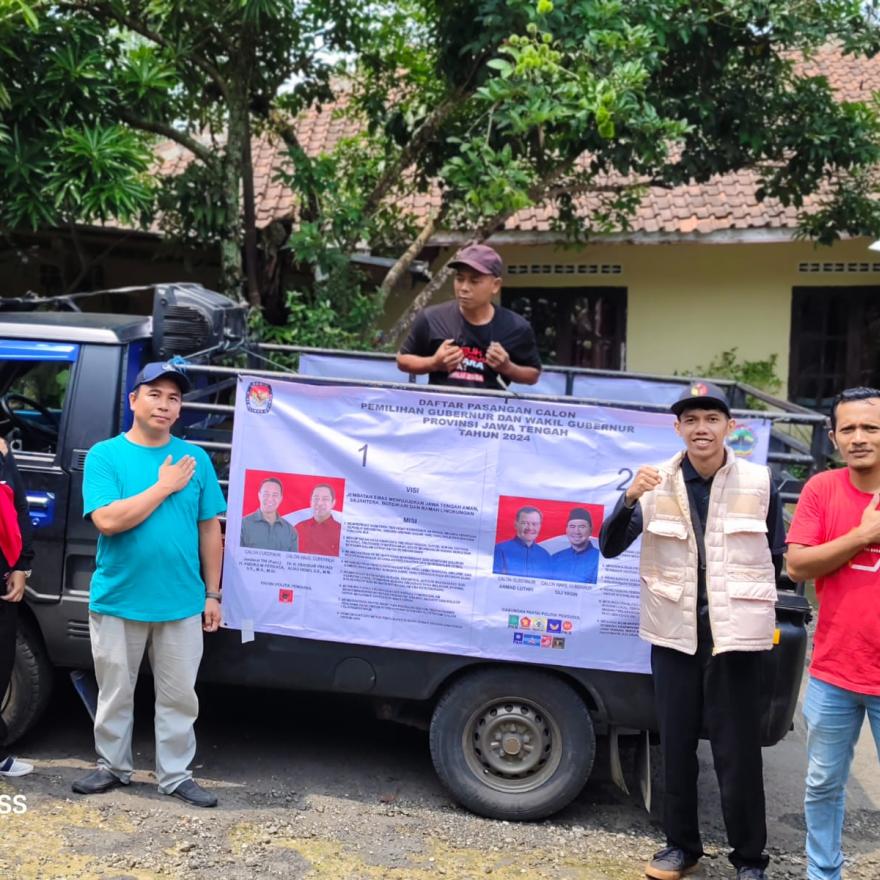 SOSIALISASI SERENTAK OLEH PANITIA PEMUNGUTAN SUARA (PPS ) DESA KALIPELUS